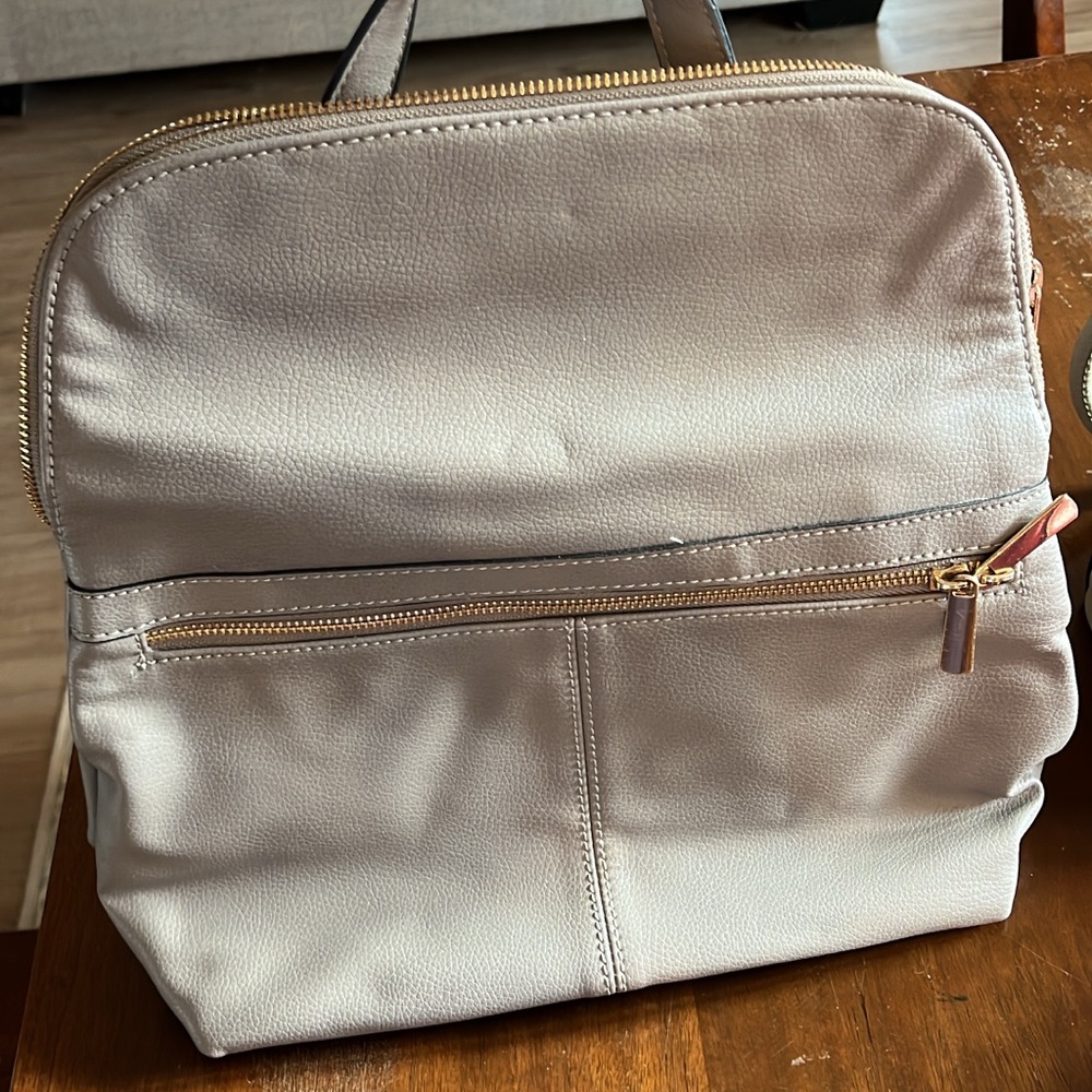 Elegant Cream Backpack